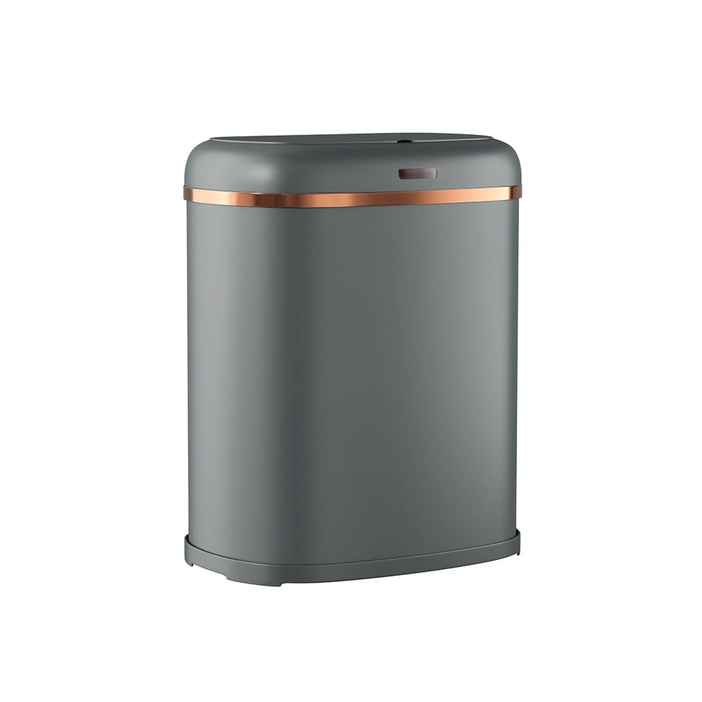 Devanti Motion Sensor Bin 38L - Hands-Free, Noise-Free, Fingerprint-Resistant Grey - SuperSaverAU - view 3