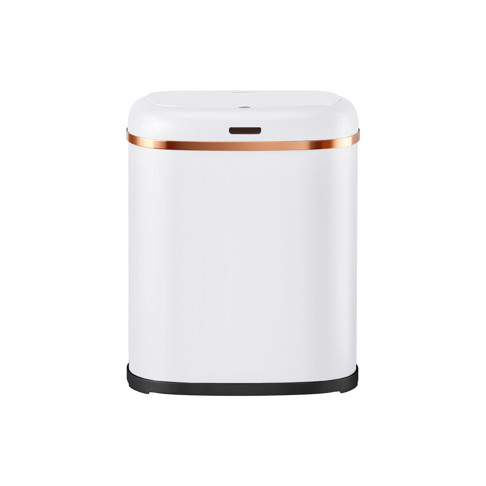 Devanti Motion Sensor Bin 38L with Soft Close Lid - White