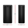 Devanti 45L Motion Sensor Bin - Hands-Free, Black, Fingerprint-Resistant Steel - SuperSaverAU - view 2