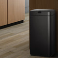 Devanti 45L Motion Sensor Bin - Hands-Free, Black, Fingerprint-Resistant Steel - SuperSaverAU - view 1