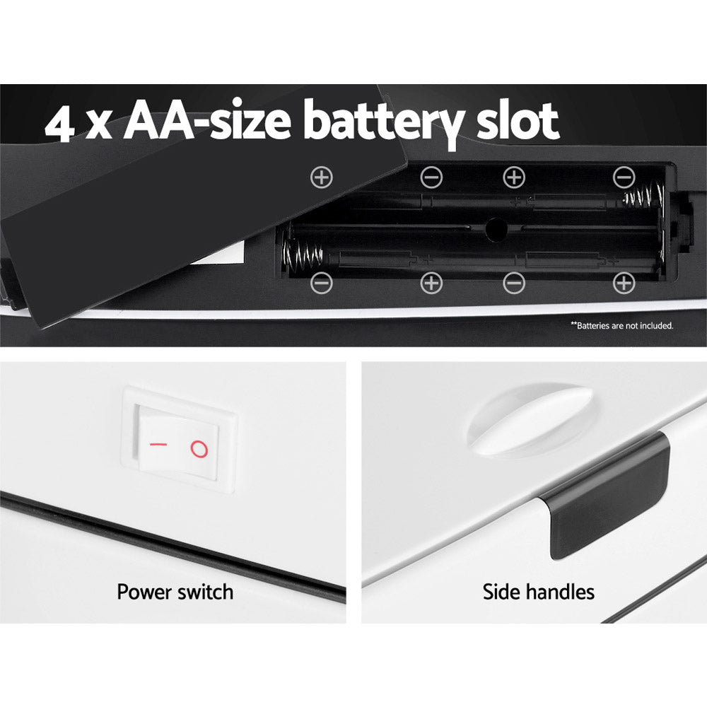 Devanti 45L Motion Sensor Bin - Hands-Free, Fingerprint-Resistant, White - SuperSaverAU - view 6