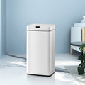 Devanti 45L Motion Sensor Bin - Hands-Free, Fingerprint-Resistant, White - SuperSaverAU - view 1