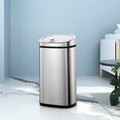 Devanti 50L Motion Sensor Bin - Stainless Steel, Hands-Free, Noise-Free, Odour-Free - SuperSaverAU - view 1