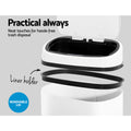Devanti 58L Motion Sensor Bin - White, Hands-Free, Fingerprint-Resistant, Silent - SuperSaverAU - view 5
