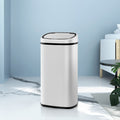Devanti 58L Motion Sensor Bin - White, Hands-Free, Fingerprint-Resistant, Silent - SuperSaverAU - view 1