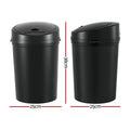 Devanti 9L Motion Sensor Rubbish Bin – Black