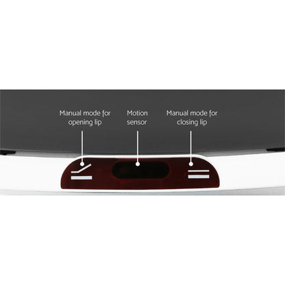 Devanti 9L Sensor Bin - Hands-Free, Odour Locking, Waterproof, Ash Black