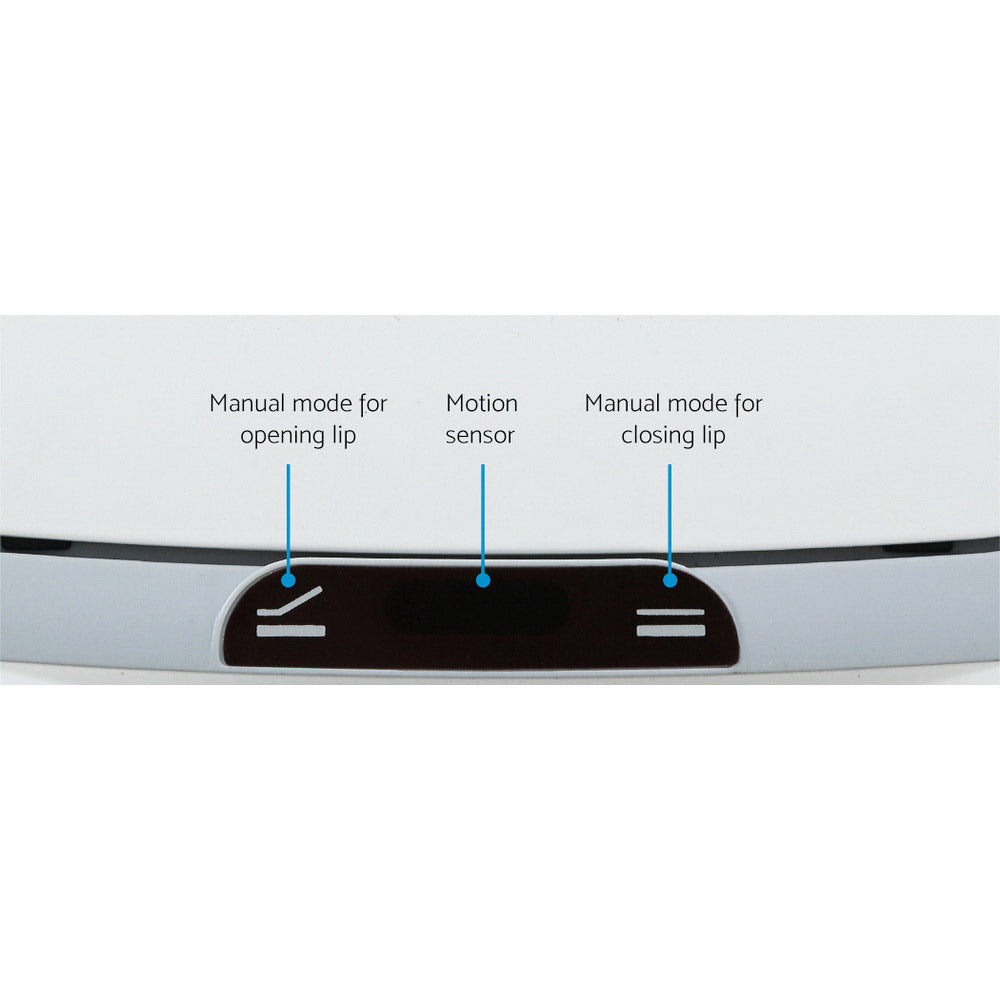 Devanti 9L Sensor Bin - Hands-Free, Odour Lock, Waterproof, White - SuperSaverAU - view 4