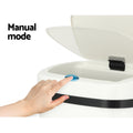 Devanti Motion Sensor Bin 50L - Hands-Free, Odour-Free, Noise-Free, White - SuperSaverAU - view 5