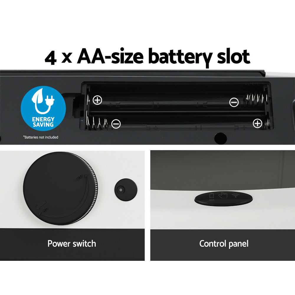 Devanti Motion Sensor Bin 50L - Hands-Free, Odour-Free, Noise-Free, White - SuperSaverAU - view 6