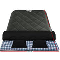 Weisshorn Double Sleeping Bag -10°C, 220cm x 150cm, Waterproof, 2 Pillows Included - SuperSaverAU - view 2