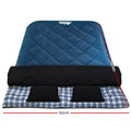 Weisshorn Double Sleeping Bag -10°C, 220cm x 150cm, Waterproof, 2 Pillows Included - SuperSaverAU - view 2