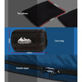 Weisshorn Double Sleeping Bag -10°C, 220cm x 150cm, Waterproof, 2 Pillows Included - SuperSaverAU - view 6
