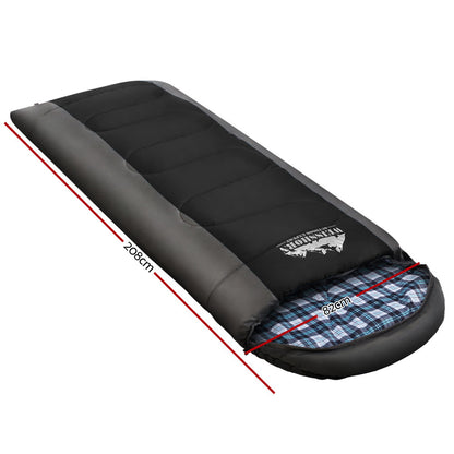 Weisshorn Sleeping Bag Single -20°C Waterproof, Compact, 2.7kg, 208cm x 82cm