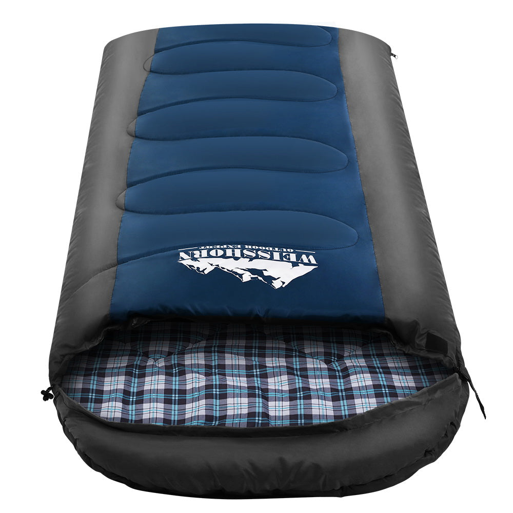 Weisshorn Sleeping Bag Single -20°C Waterproof, Compact, 2.7kg, 208cm x 82cm - SuperSaverAU - view 1