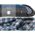 Weisshorn Sleeping Bag Single -20°C Waterproof, Compact, 2.7kg, 208cm x 82cm - SuperSaverAU - view 5