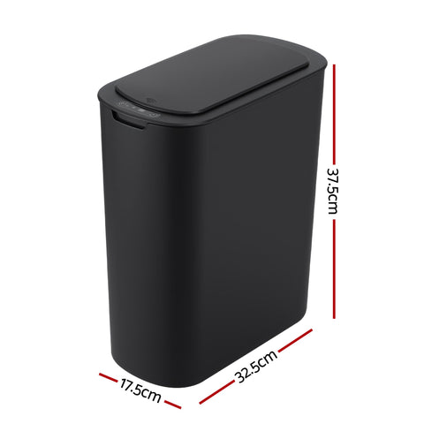 Devanti Automatic Trash Bin – Black 21L with Motion Sensor Lid