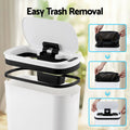 Devanti Automatic Trash Bin – White 21L with Motion Sensor Lid