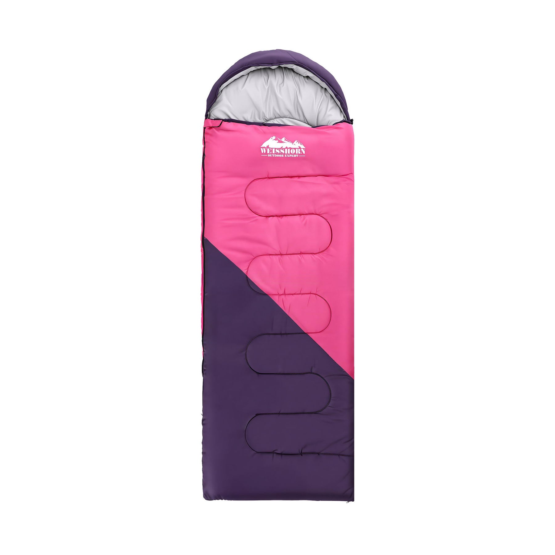 Weisshorn Single Thermal Sleeping Bag - Pink, 213cm