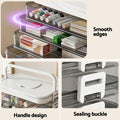 Artiss 5 Tier Portable Storage Box Detachable with Handles Plastic Clear - SuperSaverAU - view 6