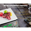 Emajin 40kg Digital Counting Scale - Rechargeable, 1g Increment, Large LCD - SuperSaverAU - view 5