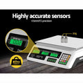 Emajin 40kg Digital Scale with Large LCD, Waterproof Keyboard, Rechargeable Battery - SuperSaverAU - view 5