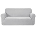 Artiss Sofa Cover Couch Covers 3 Seater High Stretch Grey - SuperSaverAU - view 1
