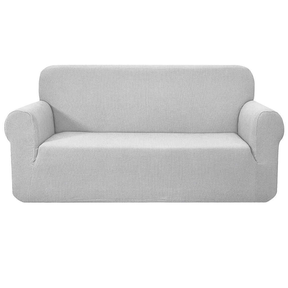 Artiss Sofa Cover Couch Covers 3 Seater High Stretch Grey - SuperSaverAU - view 1