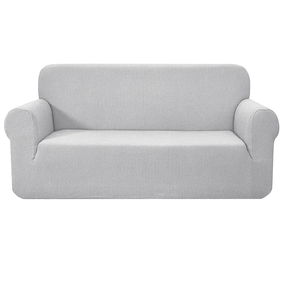 Artiss Sofa Cover Couch Covers 3 Seater High Stretch Grey - SuperSaverAU - view 1