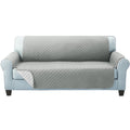 Artiss Sofa Cover Couch Covers 3 Seater Quilted Grey - SuperSaverAU - view 3