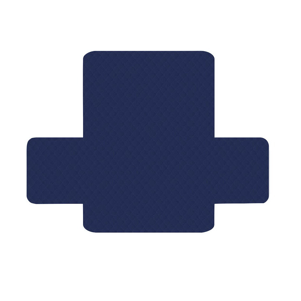 Artiss Sofa Cover Couch Covers 3 Seater Quilted Navy - SuperSaverAU - view 1