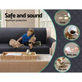 Artiss 3-Seater Sofa Cover 100% Water Resistant Dark Grey, Diamond-Quilted Design - SuperSaverAU - view 5