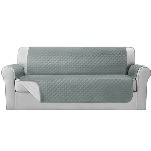 Artiss 4-Seater Water Resistant Sofa Cover - Grey with Diamond Design - SuperSaverAU - view 1
