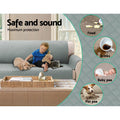 Artiss 4-Seater Water Resistant Sofa Cover - Grey with Diamond Design - SuperSaverAU - view 5