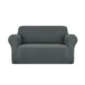 Artiss Sofa Cover Couch Covers 2 Seater Stretch Grey - SuperSaverAU - view 1