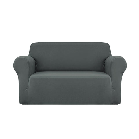 Artiss Sofa Cover Couch Covers 2 Seater Stretch Grey - SuperSaverAU - view 1