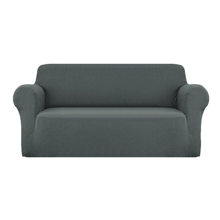 Artiss Sofa Cover Couch Covers 3 Seater Stretch Grey - SuperSaverAU - view 1