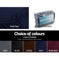 Artiss Sofa Cover Couch Covers 3 Seater Stretch Navy - SuperSaverAU - view 5
