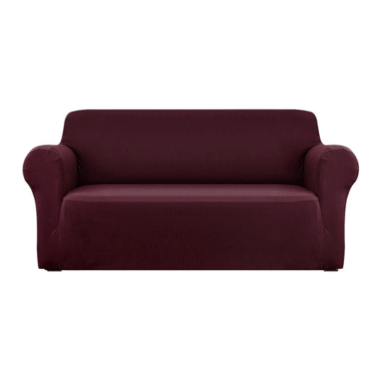 Artiss 3 Seater Stretch Sofa Cover Burgundy