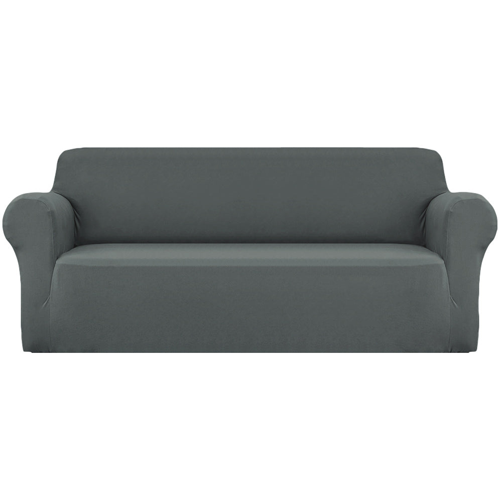 Artiss 4 Seater Stretch Sofa Cover Grey - SuperSaverAU - view 1