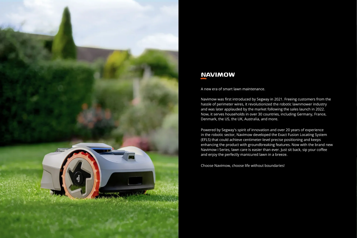 Segway Navimow i105A Robotic Lawn Mower