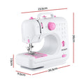 Devanti 12 Stitches Mini Sewing Machine for Beginners Portable Sewing Machine Kit with LED Lights - SuperSaverAU - view 2