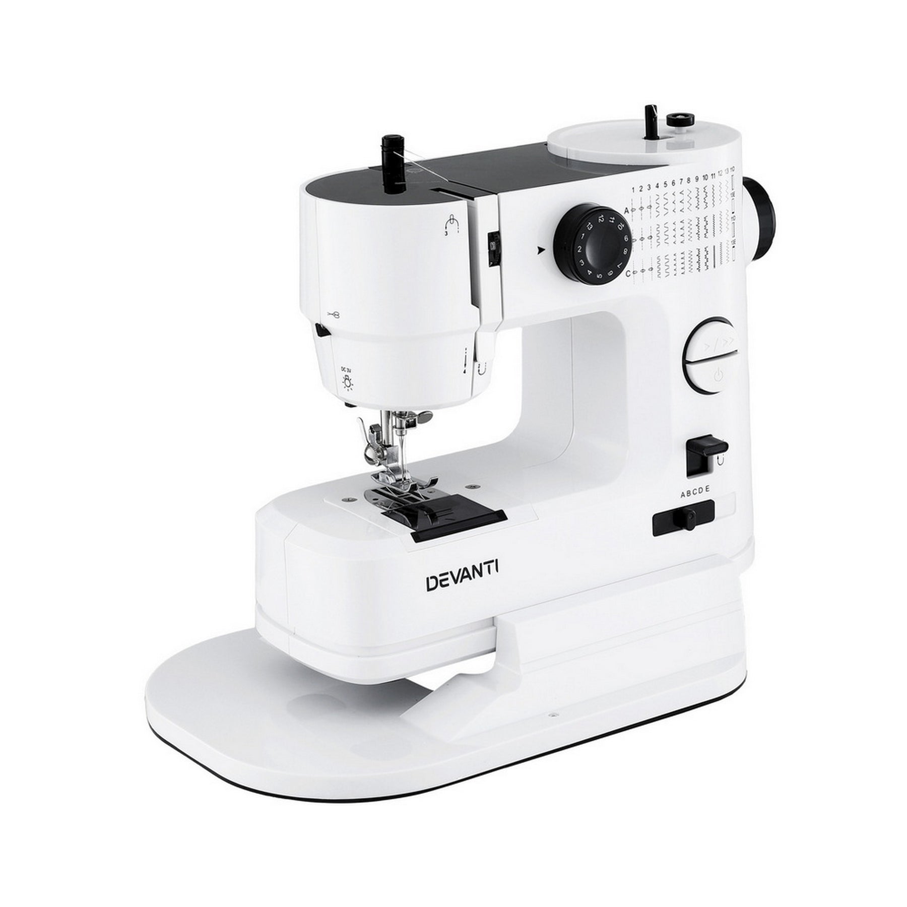 Devanti 39 Stitches Mini Sewing Machine Portable Sewing Machine Kit - SuperSaverAU - view 3