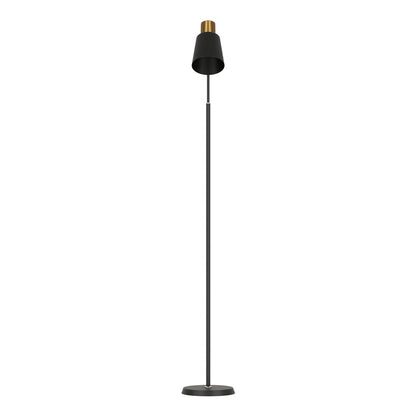 Artiss Floor Lamp LED Light Stand 1.5m Black with Plastic Lampshade & Metal Base