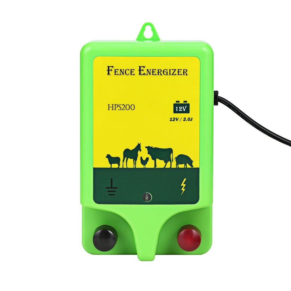 Giantz 18km Electric Fence Energiser 1.56J with Battery Wire & Clips - SuperSaverAU - view 3