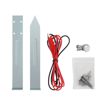 Giantz 18km Electric Fence Energiser 1.56J with Battery Wire & Clips