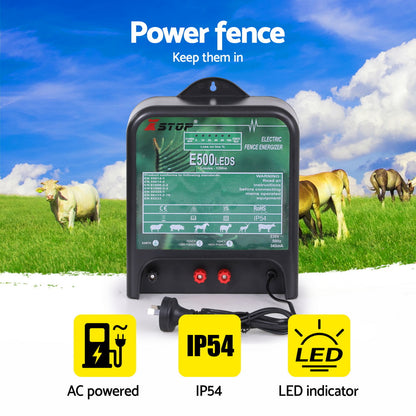 XSTOP Electric Fence Energiser 5J 220-240V 120km