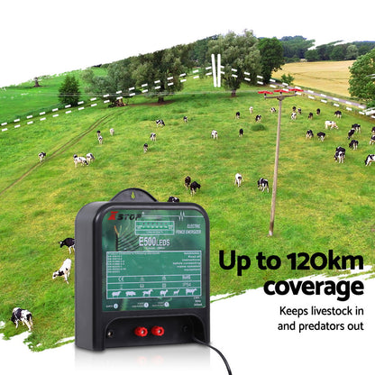 XSTOP Electric Fence Energiser 5J 220-240V 120km