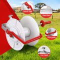 Giantz Electric Fence Reel 500m Polywire 3:1 Geared Portable Fencing White - SuperSaverAU - view 5