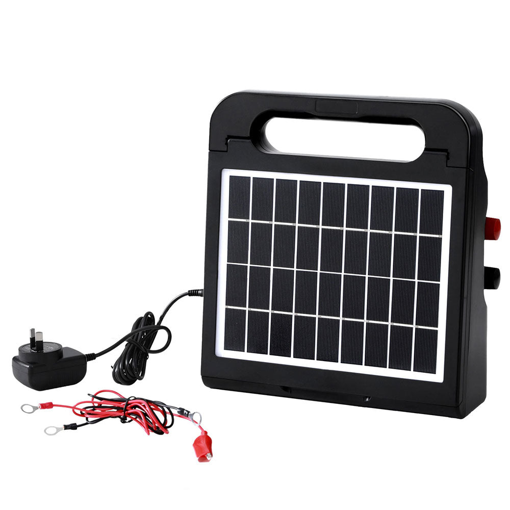 Giantz Solar Electric Fence Energiser 5km 0.25J Water-Resistant Farm Charger - SuperSaverAU - view 1